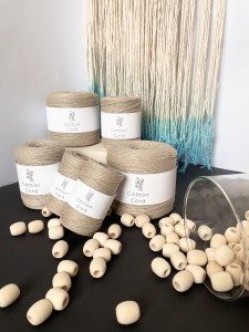 PP - sznurek skręcany - 2 mm - PIASKOWY