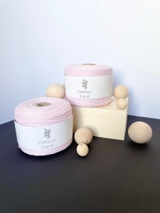 PP - sznurek skręcany - 2 mm - PUDROWY RÓŻ