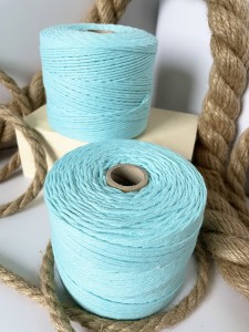 PP - sznurek skręcany - 2 mm - LODOWA MIĘTA