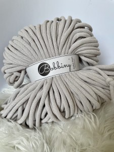 BOBBINY - sznurek pleciony - 9 mm "KSIĘŻYCOWY"