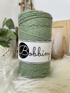 BOBBINY - 3ply - sznurek potrójnie skręcany - 3 mm - SZAŁWIA