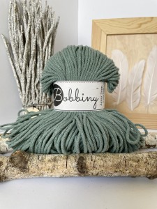 BOBBINY - sznurek pleciony - 3 mm - LAUROWY
