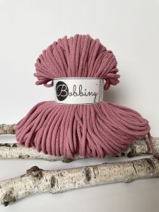 BOBBINY - sznurek pleciony - 5 mm "KWIATOWY"