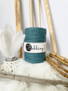 BOBBINY - sznurek skręcany - 5 mm - MORSKI 100 m