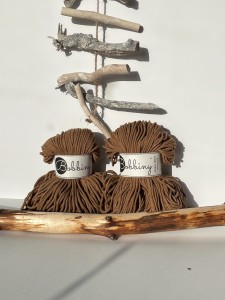 BOBBINY - sznurek pleciony - 3 mm "KARMELOWY" 