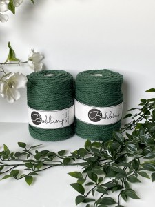 BOBBINY - 3ply - sznurek potrójnie skręcany - 5 mm - LEŚNY