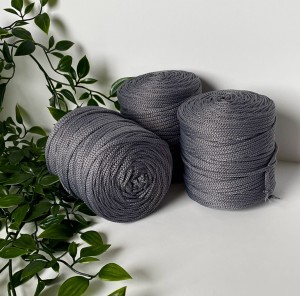 Sznurek 3 mm poliestrowy STALOWY 100 m  
