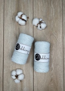 BOBBINY - sznurek skręcany - 3 mm - 100 m - BŁYSZCZĄCY JASNY ZIELONY 