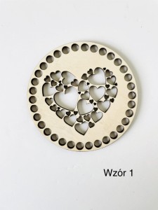 Drewniana baza podkładka pod talerzyk 15 cm - 4 lub 6 mm 