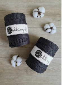 BOBBINY - SZNUREK SKRĘCANY - 5 MM - ESPRESSO 100 M