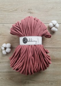 BOBBINY - SZNUREK PLECIONY - 9 MM "PIWONIA"