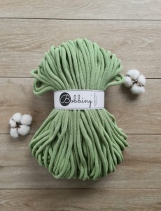 BOBBINY - SZNUREK PLECIONY - 9 MM "MATCHA”