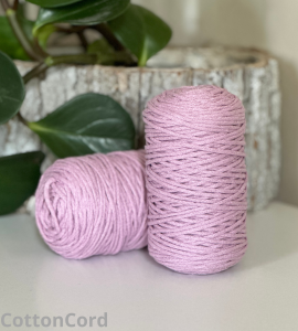 LC - SZNUREK PLECIONY - 2 mm - KWIAT BZU