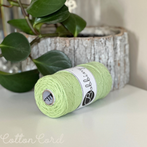 BOBBINY - SZNUREK SKRĘCANY - 3 MM - 100 M - UNICOLOR MATCHA