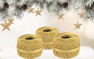 Sznurek metalizowany 1 mm 20 m ZŁOTY