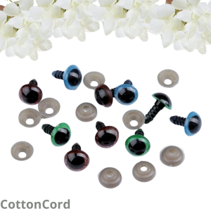 Oczy do zabawek z zatyczką Ø10 mm