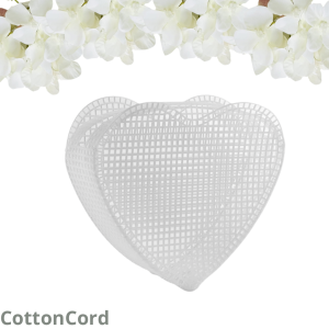 Kanwa plastikowa baza do torebki serce