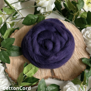 Wełna czesankowa FIOLET 50 gr 