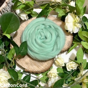 Wełna czesankowa MIĘTA 50 gr 