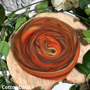 Wełna czesankowa POLSKA JESIEŃ MELANŻ 50 gr 