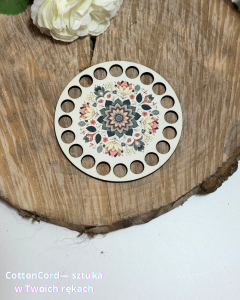 Kolorowa baza do szydełkowania, podkładka, koszyczek –  HDF,  BK22