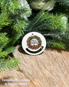 Kolorowa baza do makramy – bombka 5,5 cm | Płyta HDF BK132