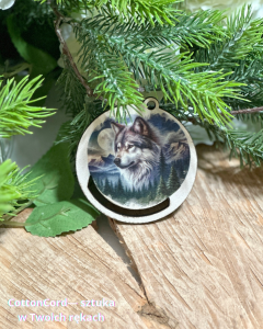 Kolorowa baza do makramy – bombka 6,5 cm | Płyta HDF BK139