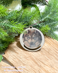Kolorowa baza do makramy – bombka 6,5 cm | Płyta HDF BK145