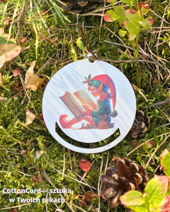 Kolorowa baza do makramy – bombka 6,5 cm | Płyta HDF BK188