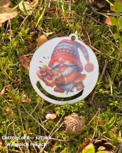 Kolorowa baza do makramy – bombka 6,5 cm | Płyta HDF BK195