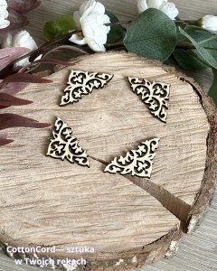 Narożniki ze sklejki do prac DIY – 4 sztuki 4 cm