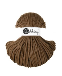 BOBBINY - SZNUREK PLECIONY - 5 MM "ORZECHOWY” 