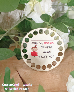 Kolorowa baza do szydełkowania - koszyczki, podkładki  –  HDF,  Mała Mi BK202