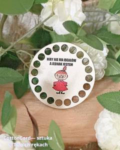 Kolorowa baza do szydełkowania - koszyczki, podkładki  –  HDF,  Mała Mi BK205