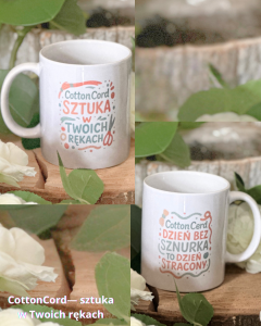 Kolorowy kubek CottonCord 330 ml