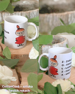 Kolorowy kubek MAŁA MI 330 ml wzór 1
