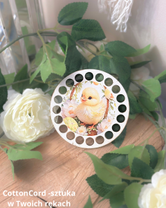 Kolorowa baza do szydełkowania - koszyczki, podkładki  –  HDF BK222 Wielkanoc 