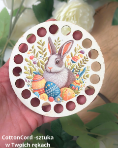 Kolorowa baza do szydełkowania - koszyczki, podkładki  –  HDF BK223 Wielkanoc 