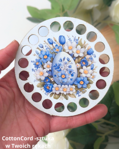 Kolorowa baza do szydełkowania - koszyczki, podkładki  –  HDF BK226 Wielkanoc