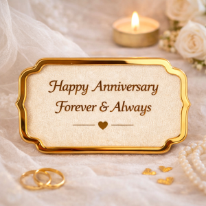 Tabliczka personalizowana 10x15 złoto drewno ślub DIY