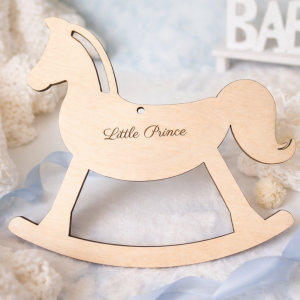 Baza do makramy – Koń na biegunach 30x25 cm 