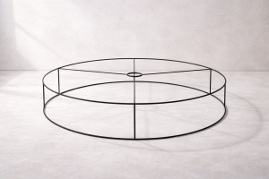 Abażur, stelaż do lampy łączony 80 CM – CZARNY DUŻY ROZMIAR 