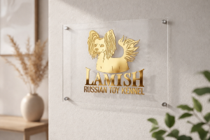Tabliczka akrylowa z logo GOLD – personalizowany szyld firmowy, tablica reklamowa premium (40x30–70x50 cm)