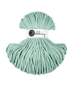 10 m BOBBINY - SZNUREK PLECIONY - 5 MM "JELLY MINT”  