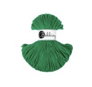 BOBBINY - sznurek pleciony - 3 mm - JADE GREEN