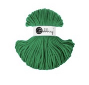 BOBBINY - SZNUREK PLECIONY - 5 MM "JADE GREEN”