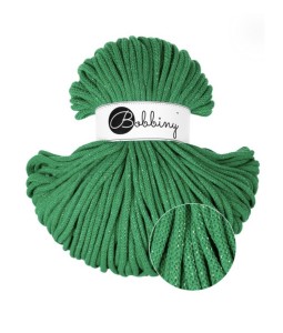 BOBBINY - SZNUREK PLECIONY - 5 MM "SHINY JADE GREEN” 
