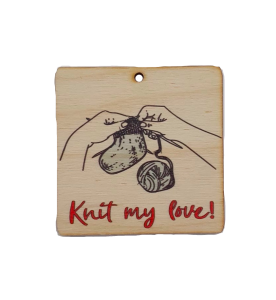 Zawieszka Knith my love